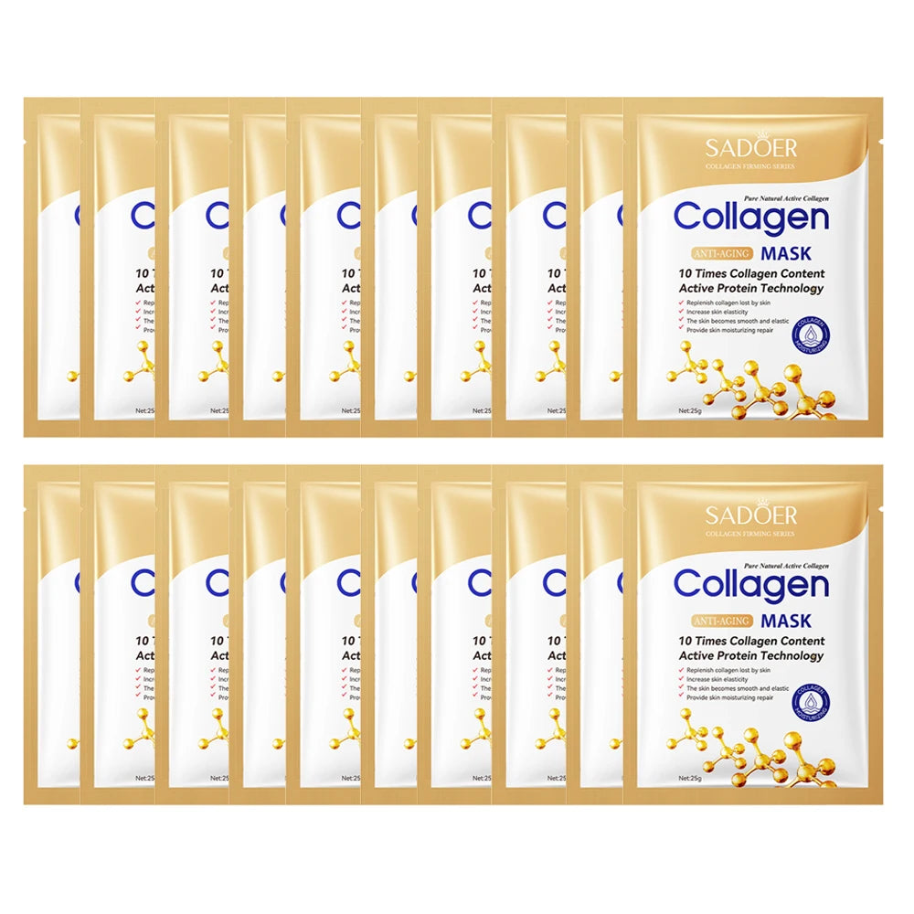 1/5/10/20pcs Collagen Face Mask