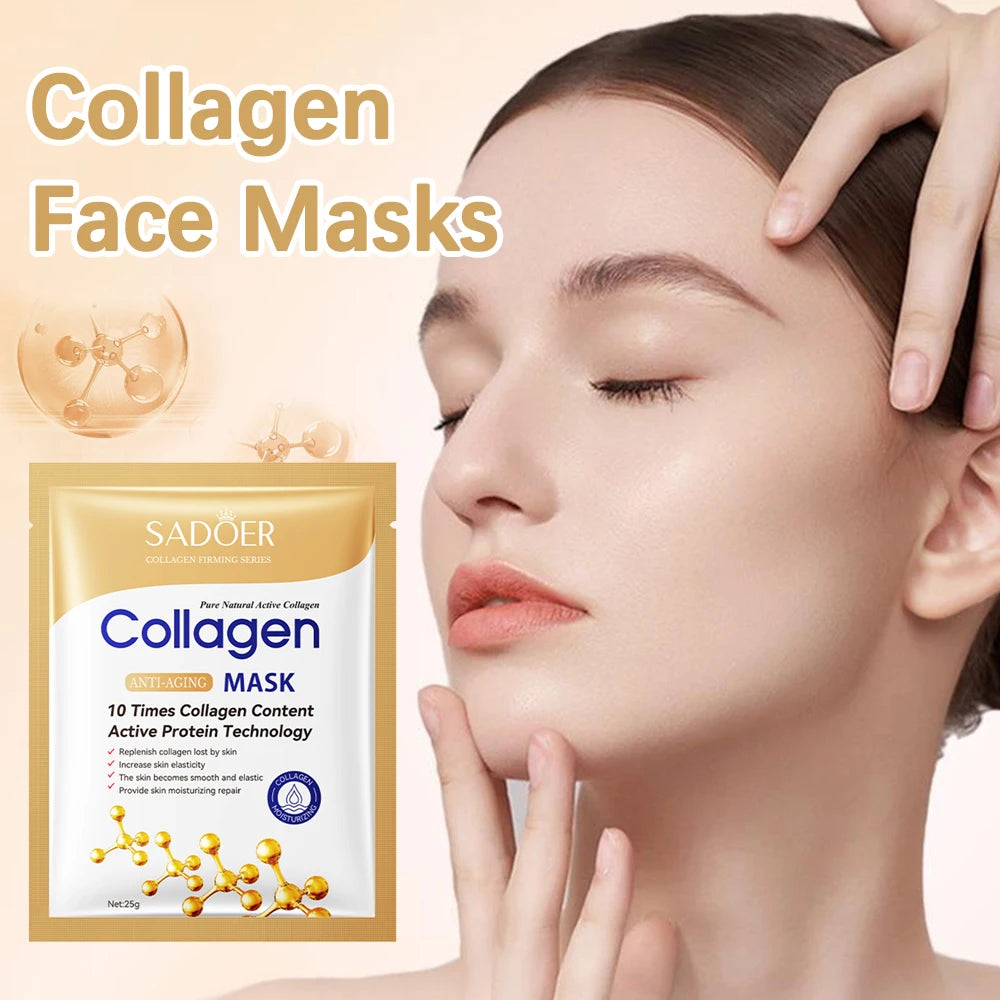 1/5/10/20pcs Collagen Face Mask