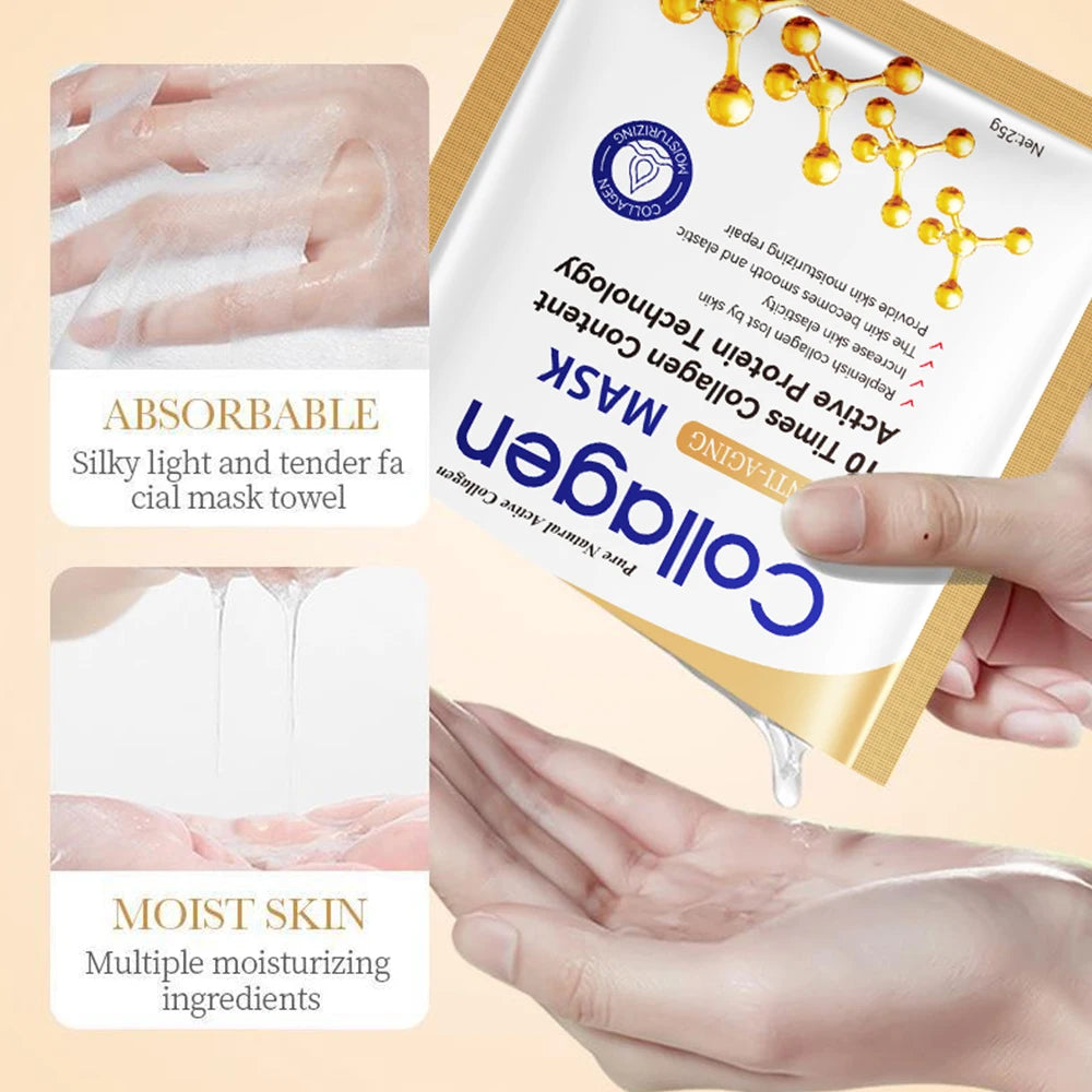 1/5/10/20pcs Collagen Face Mask