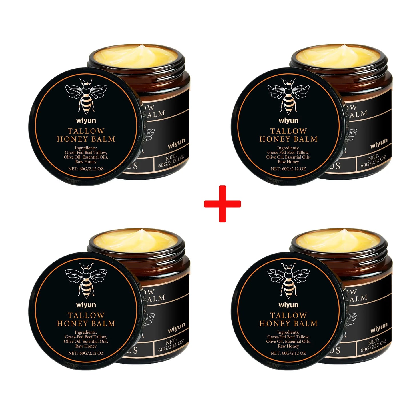 Beef Tallow Honey Cream