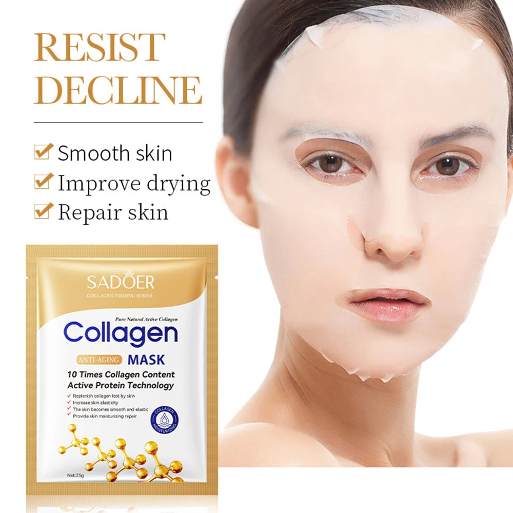 1/5/10/20pcs Collagen Face Mask